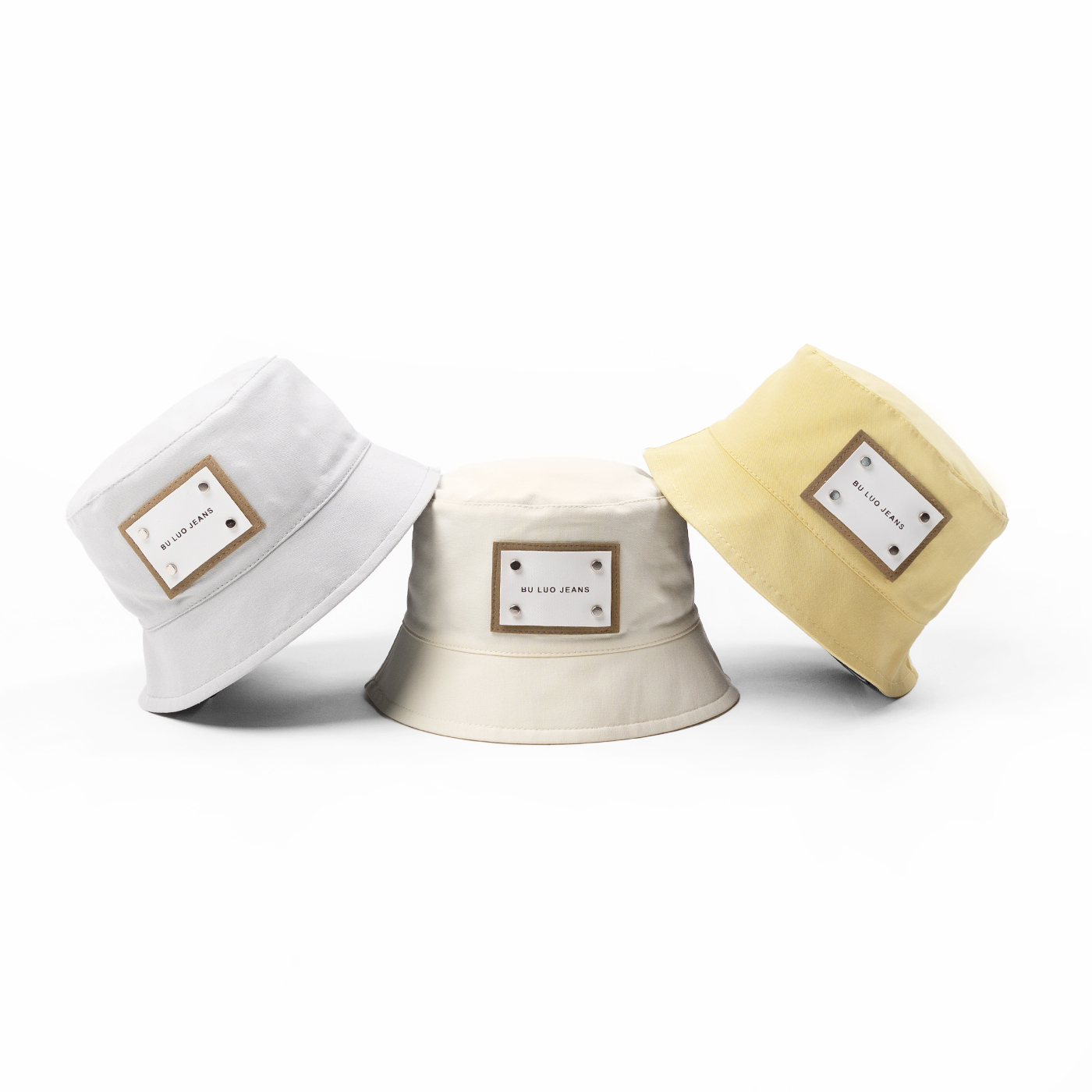 Панама котонова з лейбою "BU LUO" 52р код 8065