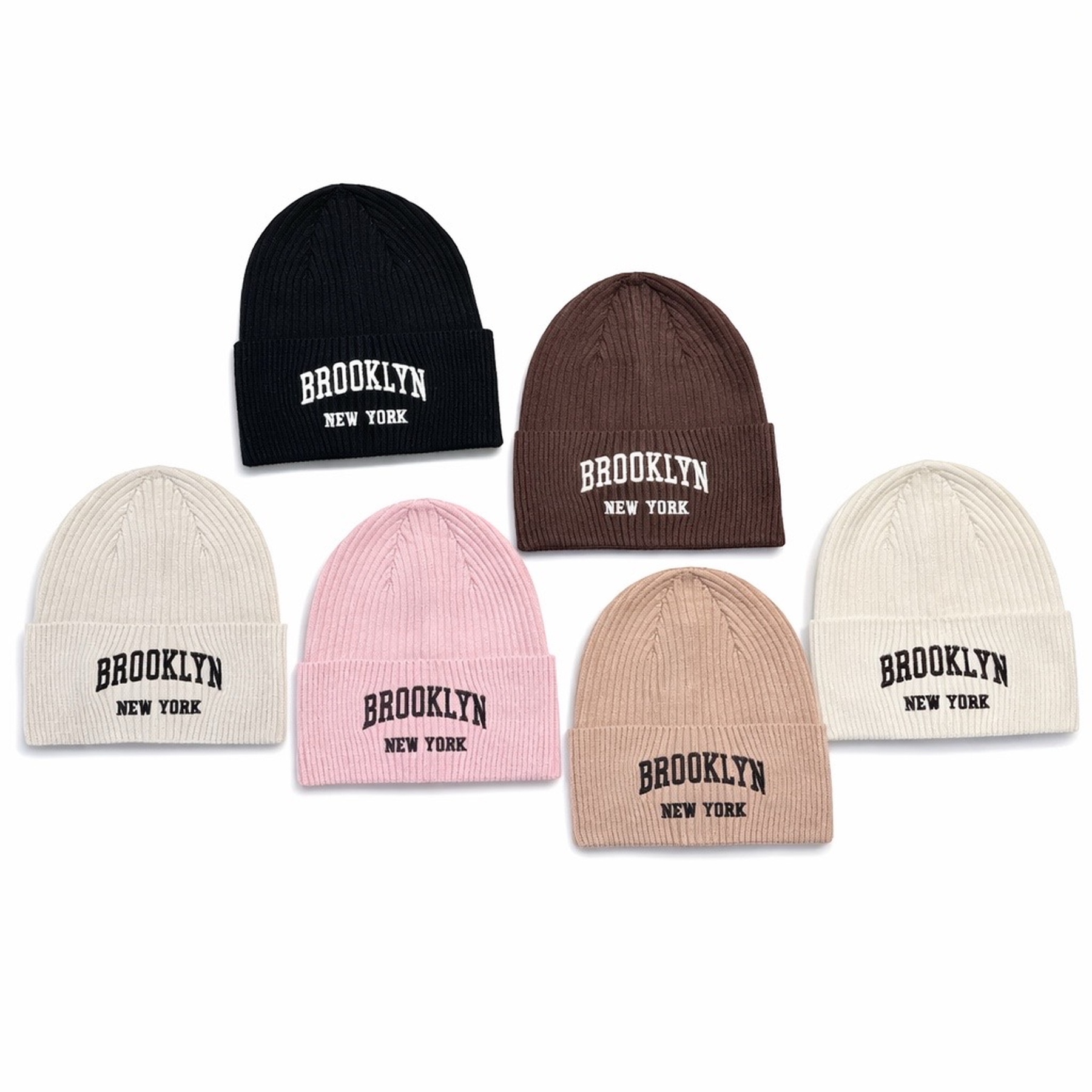 В'язана шапка "Brooklyn" 50-52р Оптом | Код 9253